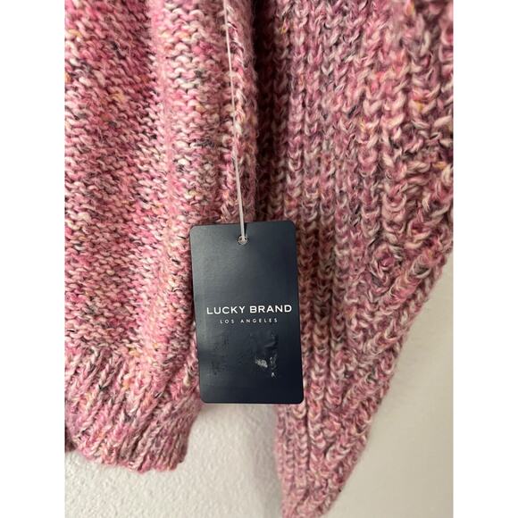 Lucky brand, pink knit pullover sweater, size XXL, nwt - Picture 3 of 8